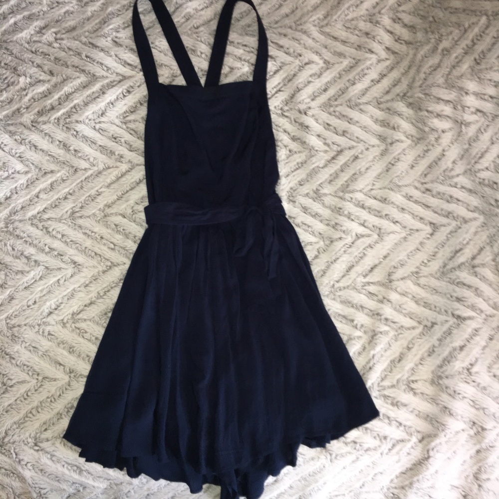 Navy blue romper/dress size 6